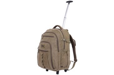 Image of Rothco Rolling Canvas Backpack, Khaki, 20056-Khaki