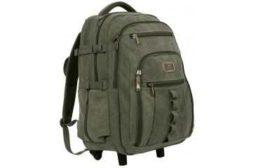Image of Rothco Rolling Canvas Backpack, Olive Drab, 20057-OliveDrab