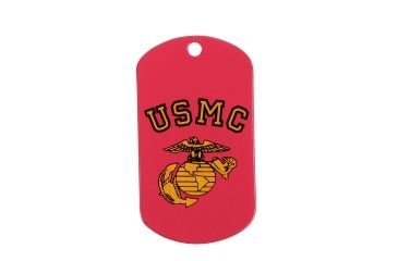 Image of Rothco Screen Printed Dog Tags, 8694-USMC