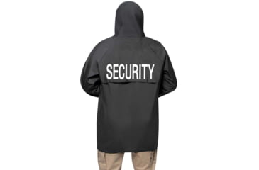 Image of Rothco Security Nylon Rain Jacket - Mens, Black, 3XL, 2561-3XL