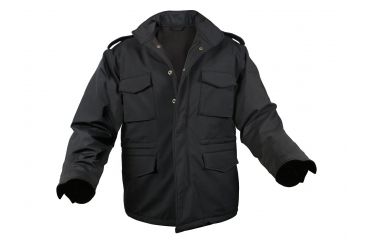 Image of Rothco Soft Shell Tactical M-65 Field Jacket, Black, XL, 5247-Black-XL