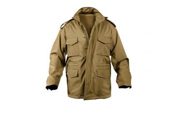 Image of Rothco Soft Shell Tactical M-65 Field Jacket, Coyote Brown, XL, 5244-CoyoteBrown-XL