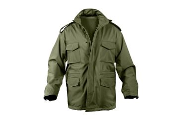 Image of Rothco Soft Shell Tactical M-65 Field Jacket, Olive Drab, XL, 5744-OliveDrab-XL