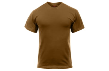 Image of Rothco Solid Color Poly/Cotton Military T-Shirt, Black, M, 6670-Black-M
