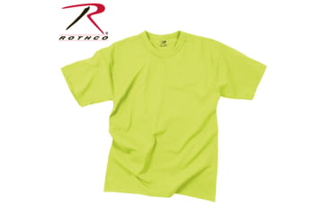 Image of Rothco Solid Color Poly/Cotton Military T-Shirt, Black, M, 6670-Black-M