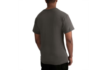 Image of Rothco Solid Color Poly/Cotton Military T-Shirt - Mens, Charcoal Grey, Small, 67630-CharcoalGrey-S