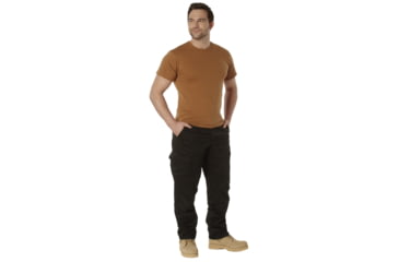 Image of Rothco Solid Color Poly/Cotton Military T-Shirt - Mens, Extra Large, Work Brown, 66695-WorkBrown-XL