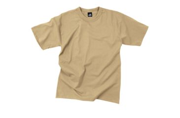 Image of Rothco Solid Color Poly/Cotton Military T-Shirt, Black, M, 6670-Black-M