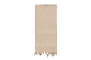 Image of Rothco Solid Color Shemagh Tactical Desert Scarf, Tan, 8637-Tan
