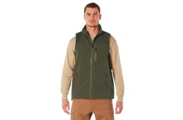 Image of Rothco Spec Ops Tactical Fleece Vest, Olive Drab, S, 96775-OliveDrab-S