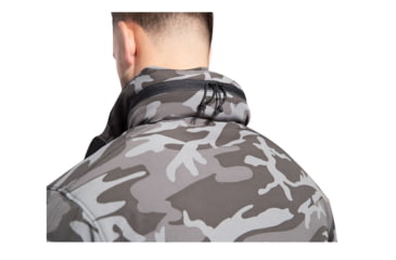 Image of Rothco Special Ops Soft Shell Jacket - Mens, Black Camo, Small, 97675-BlackCamo-S