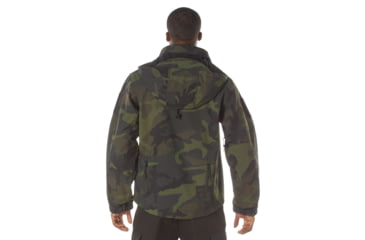 Image of Rothco Special Ops Soft Shell Jacket - Men's, S, Camo, 12055-MidnightWoodlandCamo-S