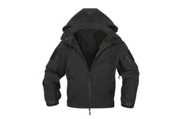 Image of Rothco Special Ops Soft Shell Jacket - Mens, Black, Small, 9767-Black-S