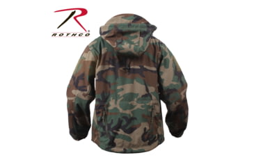 Image of Rothco Special Ops Soft Shell Jacket - Men's, S, Camo, 12055-MidnightWoodlandCamo-S