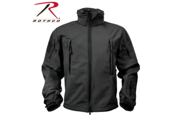 Image of Rothco Special Ops Soft Shell Jacket - Men's, S, Camo, 12055-MidnightWoodlandCamo-S