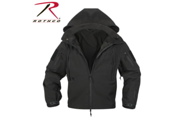Image of Rothco Special Ops Soft Shell Jacket - Men's, S, Camo, 12055-MidnightWoodlandCamo-S