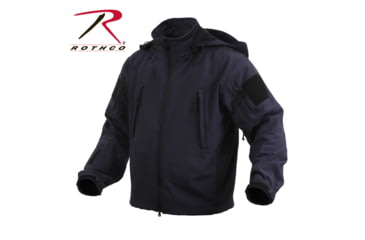Image of Rothco Special Ops Soft Shell Jacket - Men's, S, Camo, 12055-MidnightWoodlandCamo-S