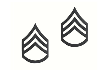 Image of Rothco Staff Sergeant Polished Insignia, Subdued, 1604