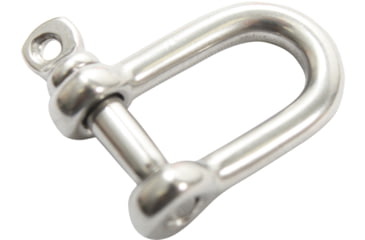 Image of Rothco Straight D Shackle With Screw Pin, Silver, 242