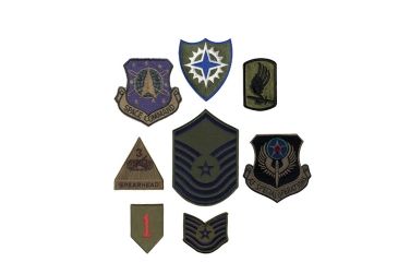Image of Rothco Subdued Military Assorted Military Patches, 100 pieces, 8380-100pieces