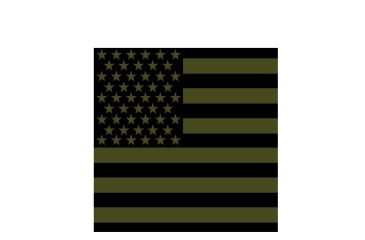 Image of Rothco Subdued US Flag Bandana, Olive Drab/Black, 22, 4073-OliveDrabBlack-22Inches