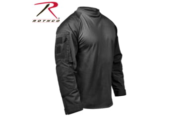 Image of Rothco Tactical Airsoft Combat Shirt, Black, Extra Small, 45010-Black-XS
