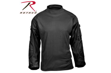 Image of Rothco Tactical Airsoft Combat Shirt, Black, M, 45010-Black-M