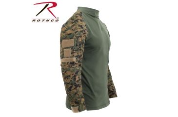 Image of Rothco Tactical Airsoft Combat Shirt 4146, Woodland Digital Camo, 4XL, 45033-WoodlandDigitalCamo-4XL