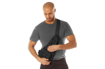 Image of Rothco Tactical Crossbody Bag, Black, 613902039339