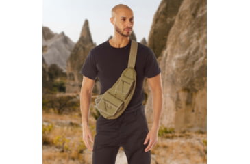 Image of Rothco Tactical Crossbody Bag, Coyote Brown, 613902039346