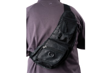 Image of Rothco Tactical Crossbody Bag, Midnight Black Camo, 25982-MidnightBlackCamo