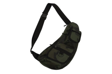Image of Rothco Tactical Crossbody Bag, Midnight Woodland Camo, 25983-MidnightWoodlandCamo