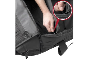 Image of Rothco Tactical Defender Duffle Bag - Black, 23600