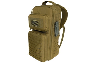 Image of Rothco Tactical Single Sling Pack w/ Laser Cut MOLLE, Coyote Brown, 2235-CoyoteBrown