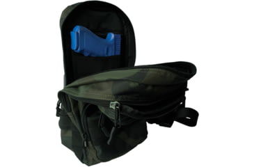 Image of Rothco Tactical Traveler Sling Bag, Camo, 41115-MidnightWoodlandCamo