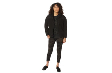 Image of Rothco Trailsman Sherpa Fleece Jacket - Womens, Black, Small, 13150-Black-S