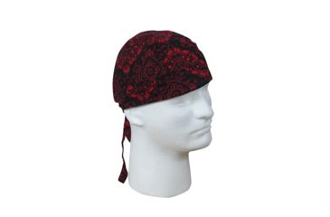 Image of Rothco Trainmen Headwrap, Black/Red, 55186-BlackRed
