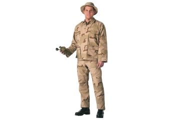 Image of Rothco Tri-Color Desert SWAT Cloth BDU Pants, Small, 9815-S