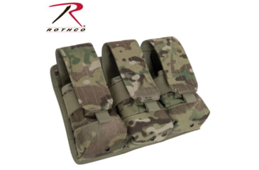 Image of Rothco Universal Triple Mag Rifle Pouch, MultiCam, 5393-MultiCam