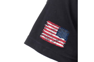 Image of Rothco US Flag Bearded Skull T-Shirt - Mens, Black, Small, 10812-Black-S