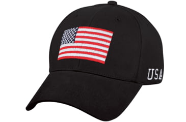 Image of Rothco USA Flag Low Profile Cap, Red/White/Blue, 4619