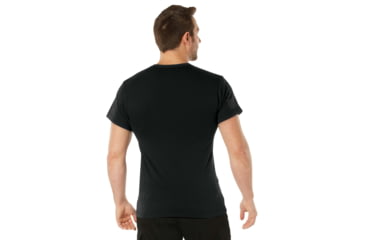 Image of Rothco Veteran Flag T-Shirt - Mens, Black, Small, 27930-Black-S