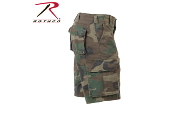 Image of Rothco Vintage Camo Paratrooper Cargo Shorts, ACU Digital Camo, Small, 2531-ACUDigitalCamo-S