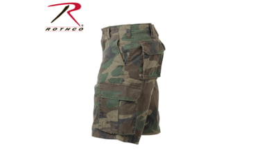 Image of Rothco Vintage Camo Paratrooper Cargo Shorts, ACU Digital Camo, Small, 2531-ACUDigitalCamo-S