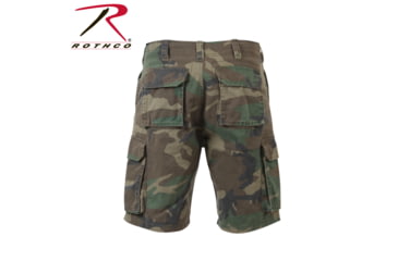Image of Rothco Vintage Camo Paratrooper Cargo Shorts, ACU Digital Camo, Small, 2531-ACUDigitalCamo-S