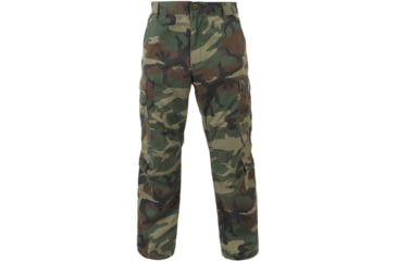 Image of Rothco Vintage Camo Paratrooper Fatigue Pants, Woodland Camo, Medium, 2586-WoodlandCamo-M