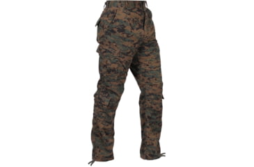 Image of Rothco Vintage Camo Paratrooper Fatigue Pants, Woodland Digital Camo, Extra Large, 2366-WoodlandDigitalCamo-XL