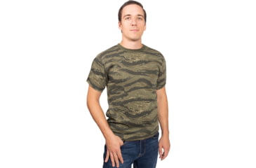 Image of Rothco Vintage Camo T-Shirt -Mens, Tiger Stripe Camo, Exra Large, 67875-TigerStripeCamo-XL