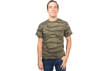 Image of Rothco Vintage Camo T-Shirt - Men's, Tiger Stripe Camo, Exra Large, 67875-TigerStripeCamo-XL