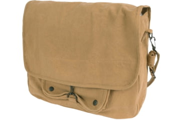 Image of Rothco Vintage Canvas Paratrooper Bag, Coyote Brown, 91280-CoyoteBrown